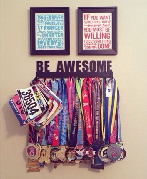 Ideas para coleccionar medallas y números • Soy Corredora